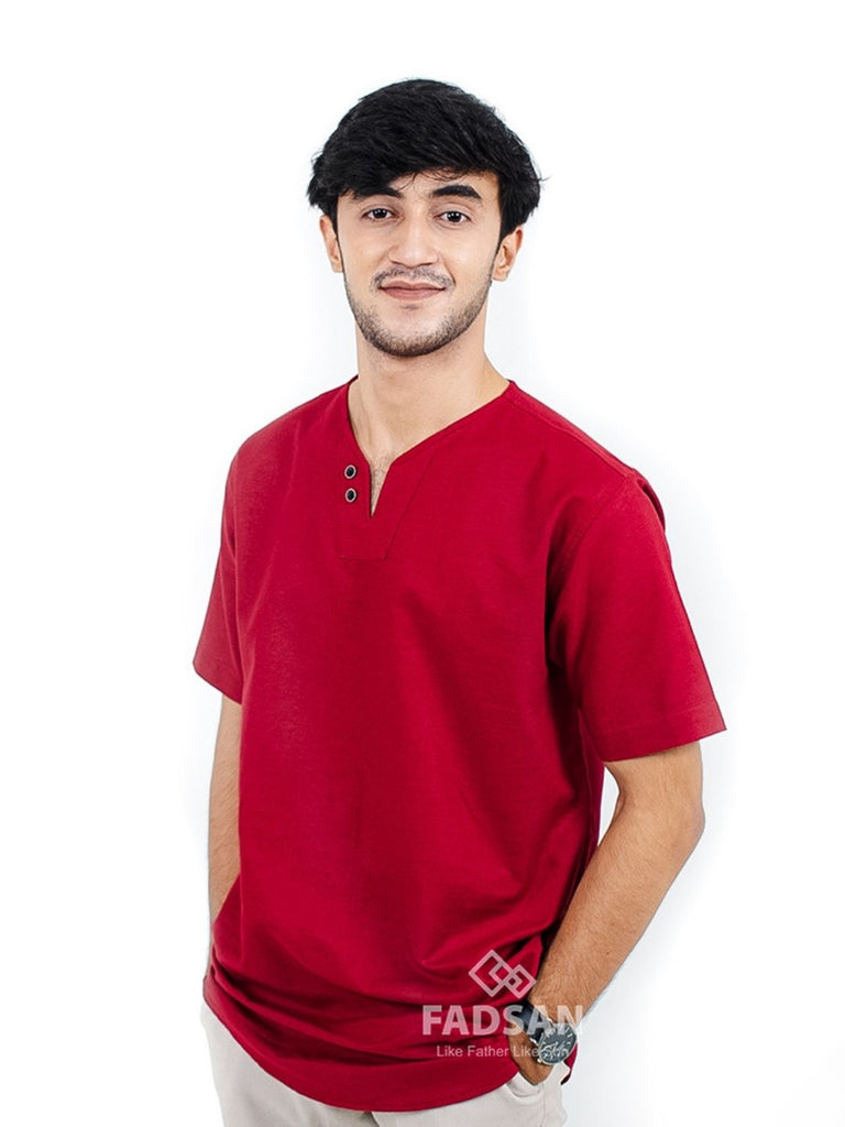 Basic Mono Maroon Dewasa