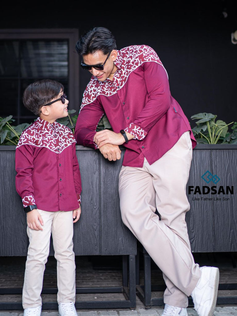 baju-koko-adikara-maroon-couple