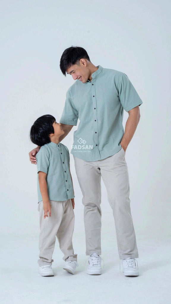 Kemeja Basic Couple Tufy Mint