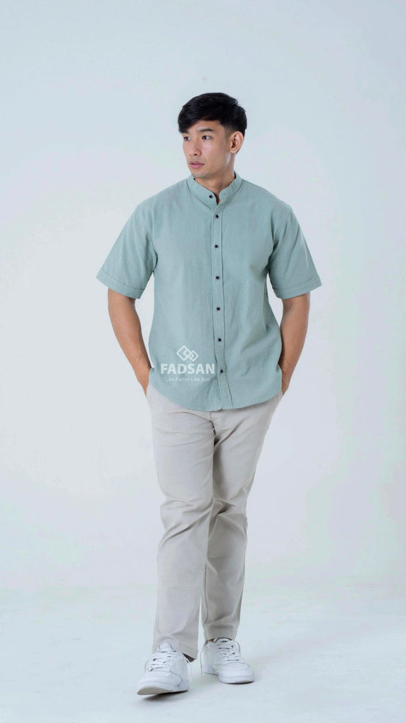 Kemeja Basic Couple Tufy Mint