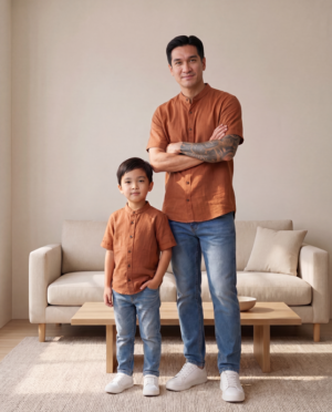 tufy koko couple ayah dan anak